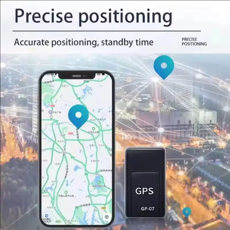 Mini GPS Tracker - Portable Car GPS Tracker with Magnetic Anti-Lost Device & Precise Position