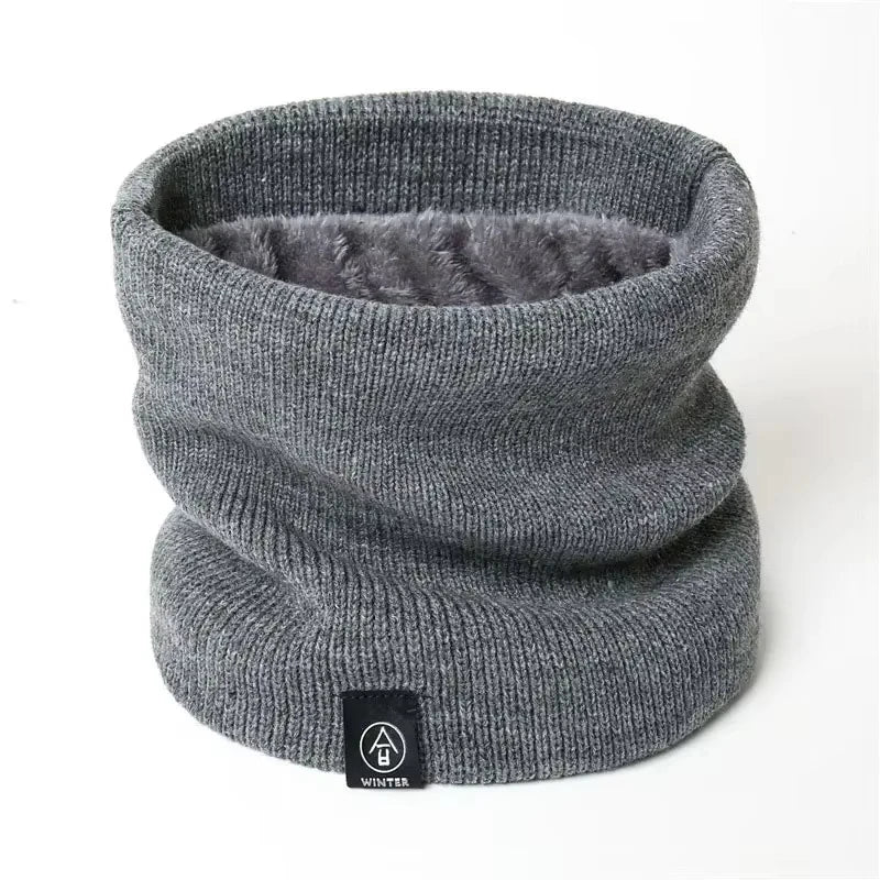 Thick Knitted Winter Scarf - Cashmere-Like Ring Snood