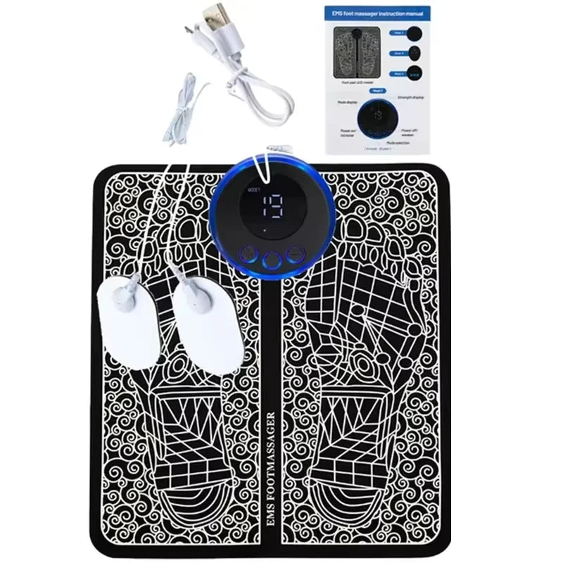 Electric Foot Massager Pad Muscle Massage Relaxation Trainer For Massage Fitness Outdoor Sport Home Family Relax
