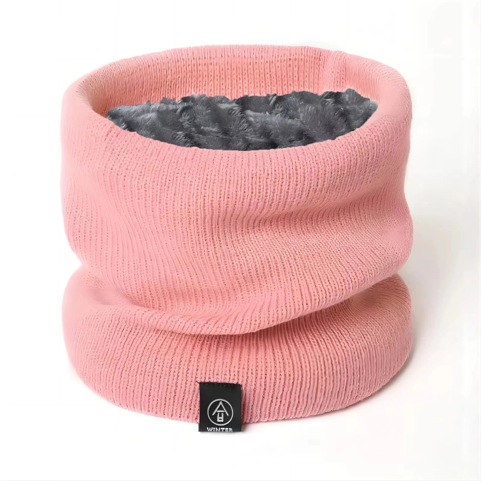 Thick Knitted Winter Scarf - Cashmere-Like Ring Snood