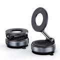 Foldable magnetic car phone holder, vacuum suction cup rotating 360 °, suitable for multi angle adjustment of vehicles and walls
